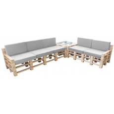 Moduleta Rohová sedačka s odkládacím stolíkem 1/8 Moduleta Rohová sedačka s odkládacím stolíkem 1/8