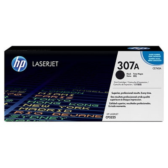 HP 307A Black LJ Toner Cart, CE740A (7,000 pages)