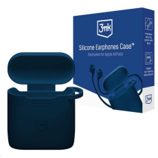 3mk silikonové pouzdro Silicone AirPods Case pro Apple AirPods 2nd gen., modrá