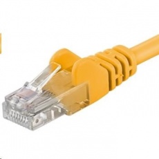 PREMIUMCORD Patch kabel UTP RJ45-RJ45 CAT5e 5m žlutá