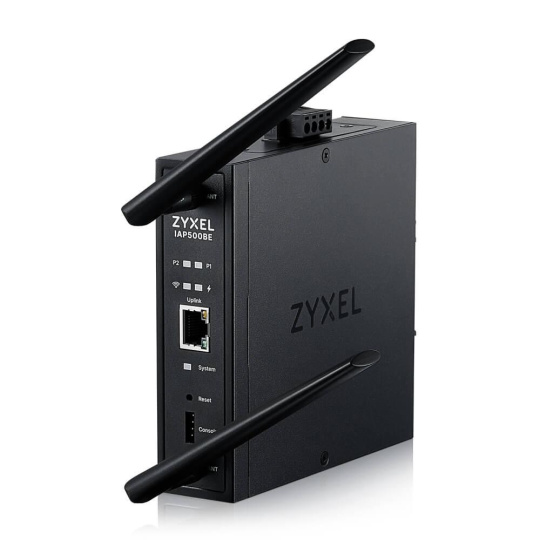 ZYXEL Zyxel IAP500BE, BE5000, Dual Radio 2x2 MU-MIMO, PoE+ (802.3at), Industrial AP, DIN Rail mounted Standalone/Nebula
