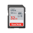 SanDisk SDHC karta 32GB Ultra (R:120/W:120 MB/s, UHS-I, C10), 3-Pack