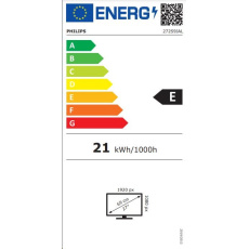 Philips MT VA LED 27" 272S9JAL/00 - VA panel, 1920x1080, D-Sub, HDMI, DP, USB 3.2, repro