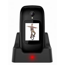 EVOLVEO EasyPhone FD, mobilní telefon pro seniory s nabíjecím stojánkem (černá barva) EVOLVEO EasyPhone FD, mobilní telefon pro seniory s nabíjecím stojánkem (černá barva)