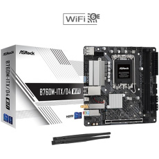 ASRock MB Sc LGA1700 B760M-ITX/D4 WiFi, Intel B760, 2xDDR4, 1xDP, 1xHDMI, mini-ITX