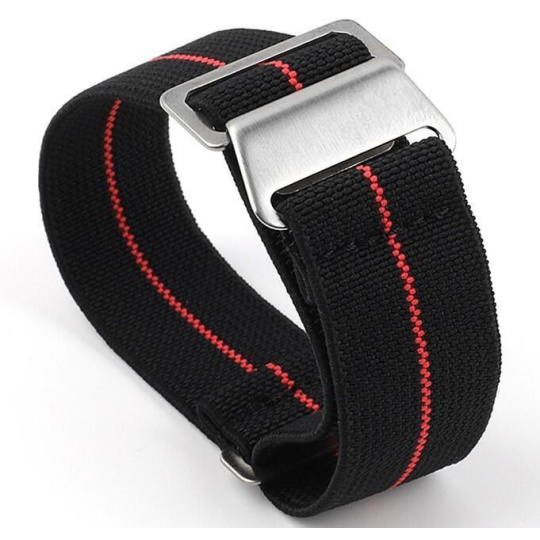 RhinoTech univerzální řemínek nylonový tah Quick Release 20mm černo-červený RhinoTech univerzální řemínek nylonový tah Quick Release 20mm černo-červený