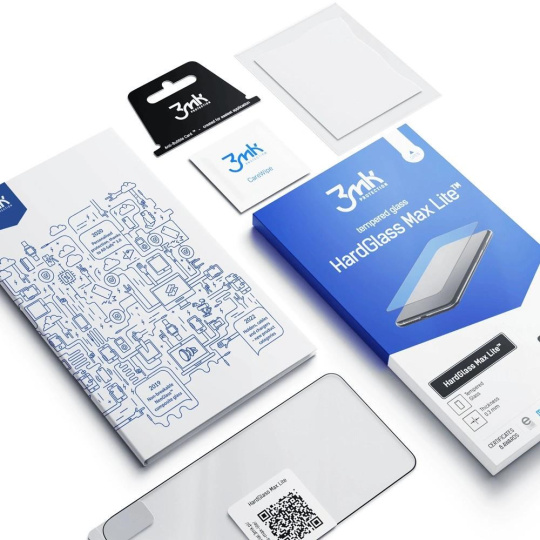 3mk HardGlass Max Lite Black pro Apple iPhone 17 Pro 3mk HardGlass Max Lite Black pro Apple iPhone 17 Pro