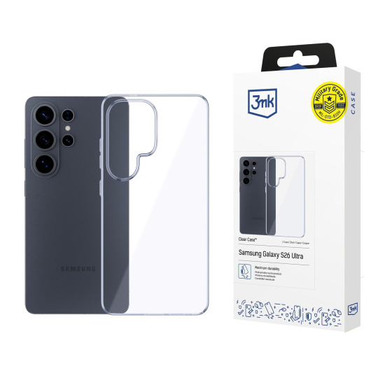 3mk ochranný kryt Clear Case pro Samsung Galaxy S26 Ultra 3mk ochranný kryt Clear Case pro Samsung Galaxy S26 Ultra