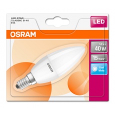 OSRAM LED STAR CL B Fros. 5W 840 E14 470lm 4000K (CRI 80) 15000h A+ (Blistr 1ks) OSRAM LED STAR CL B Fros. 5W 840 E14 470lm 4000K (CRI 80) 15000h A+ (Blistr 1ks)