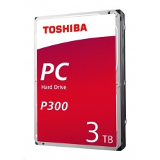 TOSHIBA HDD P300 Desktop PC (CMR) 3TB, SATA III, 7200 rpm, 64MB cache, 3,5", RETAIL TOSHIBA HDD P300 Desktop PC (CMR) 3TB, SATA III, 7200 rpm, 64MB cache, 3,5", RETAIL
