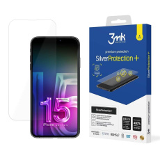 3mk ochranná fólie SilverProtection+ pro Apple iPhone 15, antimikrobiální