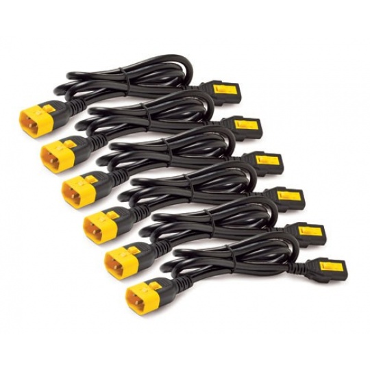 APC Power Cord Kit (6 ks), Locking, C13 to C14, 1.2m