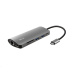TRUST Dokovací stanIice DALYX USB-C 7v1, 1xHDMI, 1xUSB-C, 2xUSB, 1x RJ45, šedá