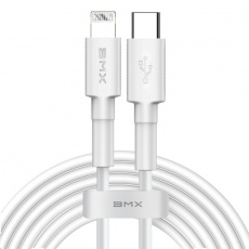 Baseus BMX Mini nabíjecí / datový kabel USBC / Lightning PD 18W 1,8m MFi, bílá Baseus BMX Mini nabíjecí / datový kabel USBC / Lightning PD 18W 1,8m MFi, bílá