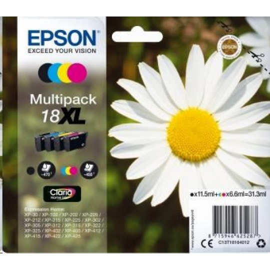 EPSON ink Multipack 4-colours "Sedmikráska" 18XL Claria Home Ink