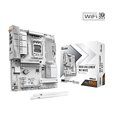ASRock MB Sc AM5 B850M Challenger WiFi WHITE,  AMD B850, 4xDDR5, 1xHDMI, WiFi, mATX