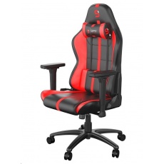 SPC Gear herní židle SR400 / imitace kůže / černo-červená