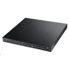 Zyxel XGS3700-24 28-port Gigabit L2+ Managed Switch, 24x gigabit RJ45, 4x 10G SFP+ Zyxel XGS3700-24 28-port Gigabit L2+ Managed Switch, 24x gigabit RJ45, 4x 10G SFP+