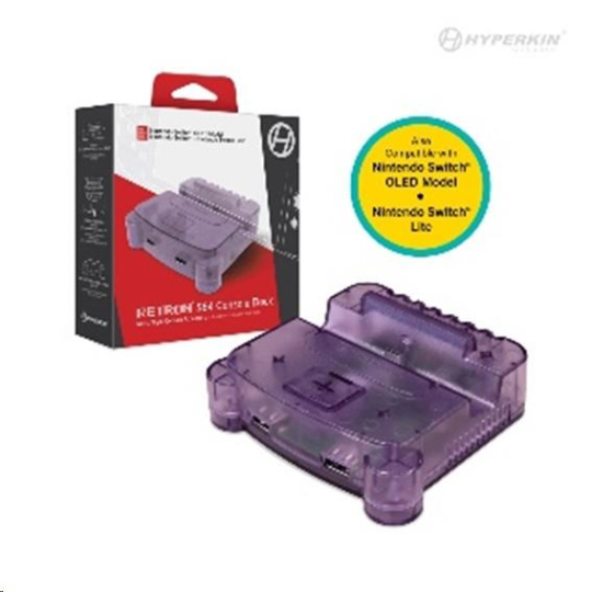 Hyperkin RetroN S64 Console Dock for Nintendo Switch (Purple)