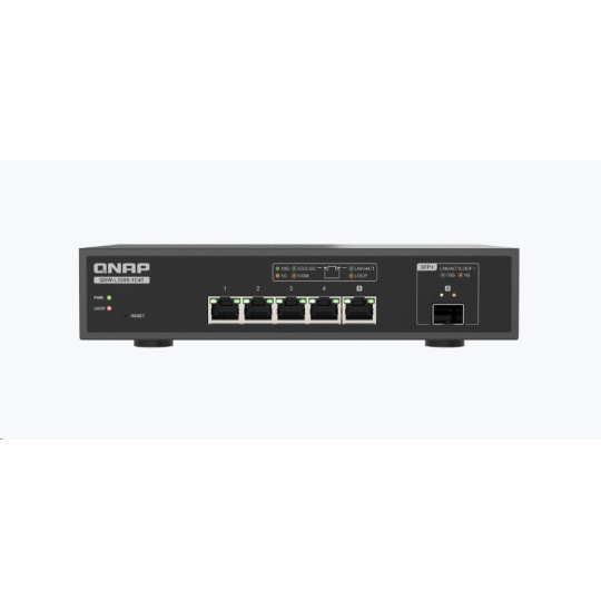 QNAP switch QSW-L3205-1C4T (4x10GbE,1x10GbE/SFP+combo,fanless) QNAP switch QSW-L3205-1C4T (4x10GbE,1x10GbE/SFP+combo,fanless)