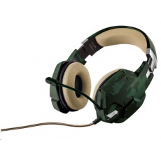 TRUST Sluchátka s mikrofonem GXT 322 Dynamic Headset - zelená kamufláž