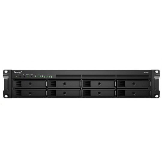 Synology RS1221RP+ RackStation (4C/Ryzen V1500B/2,2GHz/4GBRAM/8xSATA/2xUSB3.2/4xGbE/1xPCle/RP)