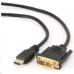 GEMBIRD Kabel HDMI - DVI 3m (M/M, DVI-D, Single Link, zlacené kontakty, stíněný)