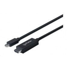 MANHATTAN Kabel Mini DisplayPort na HDMI (4K@60Hz), 1.8m, černý