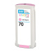 HP 70 Light Magenta DJ Ink Cart, 130 ml, C9455A