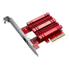 ASUS XG-C100C v2 Síťový adaptér 10GBase-T PCIe se zpětnou kompatibilitou 5/2,5/1G a 100Mb/s; RJ45 port a integrovaný QoS