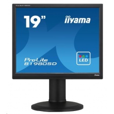Iiyama monitor ProLite B1980SD, 48.3 cm (19''), 5:4, VGA, DVI, Pivot, black Iiyama monitor ProLite B1980SD, 48.3 cm (19''), 5:4, VGA, DVI, Pivot, black