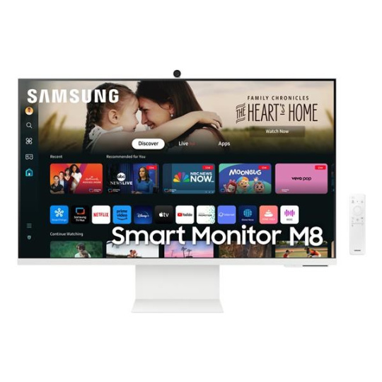 SAMSUNG MT LED LCD 32" Smart Monitor M8 (M80F) VA, UHD, 60hz, 4ms, hdmi, usb-c, speaker, pivot