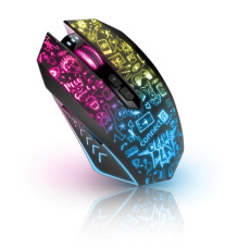 CONNECT IT DOODLE 2 PRO Herní myš, bezdrátová, černá CONNECT IT DOODLE 2 PRO Herní myš, bezdrátová, černá