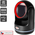 Virtuos CCD 2D čtečka Virtuos HT-861A, stacionární, USB, černá