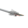 Solarix Univerzální EASY konektor RJ45 CAT5E STP 8p8c na drát i licnu / 100 ks SXRJ45-5E-STP-EASY