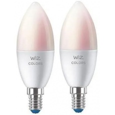 WIZ LED Žárovka SMART WiFi E14 WiZ40 TR F WiZ Barevná a Bílá 2200K - 6500K 5W (WZE20443581) WIZ LED Žárovka SMART WiFi E14 WiZ40 TR F WiZ Barevná a Bílá 2200K - 6500K 5W (WZE20443581)