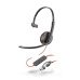 BAZAR - Poly Blackwire 3210 náhlavní souprava, USB-C/A adaptér, mono - Rozbaleno (Komplet)