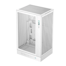 DEEPCOOL Case CH270 PLUS, mATX, Průhledná bočnice, bílá
