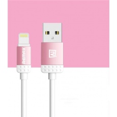 REMAX datový kabel 1m dlouhý, řada Lovely, micro USB, barva růžová REMAX datový kabel 1m dlouhý, řada Lovely, micro USB, barva růžová
