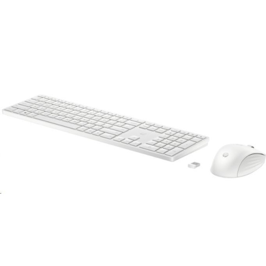 HP 655 Wireless Mouse and Keyboard CZ-SK White