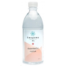 Emspoma dezinfekční roztok 500ml - čirý s pumpičkou Emspoma dezinfekční roztok 500ml - čirý s pumpičkou
