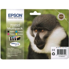 EPSON ink čer+bar Stylus "Opice" S20/SX100/SX200/SX400 (T0895) multipack