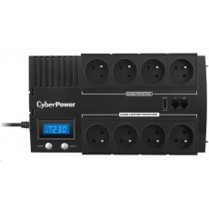 CyberPower BRICs Series II SOHO LCD UPS 700VA/420W, české zásuvky - Poškozený obal - BAZAR