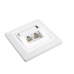 Solarix Zásuvka CAT6 STP 2 x RJ45 pod omítku bílá SX9-2-6-STP-WH