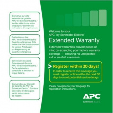 APC Easy (1) Year Extended Warranty for (New product purchases) Easy UPS SRV 10 kVA