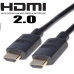 PREMIUMCORD Kabel HDMI 2.0 High Speed + Ethernet, zlacené konektory, 1,5m