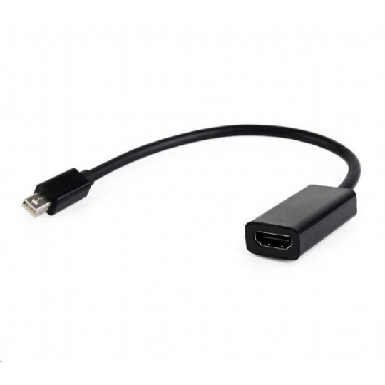 GEMBIRD Kabel red. miniDisplayport na HDMI, M/F, černá