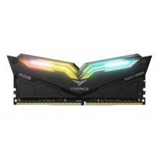 DIMM DDR4 32GB 3200MHz, CL16, (KIT 2x16GB), T-FORCE Night Hawk RGB (Black) DIMM DDR4 32GB 3200MHz, CL16, (KIT 2x16GB), T-FORCE Night Hawk RGB (Black)