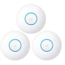 UBNT UniFi AP nanoHD, 3-PACK, bez PoE! [vnitřní AP, 2.4+5GHz (300Mbps+1733Mbps), MU-MIMO, 802.11a/b/g/n]