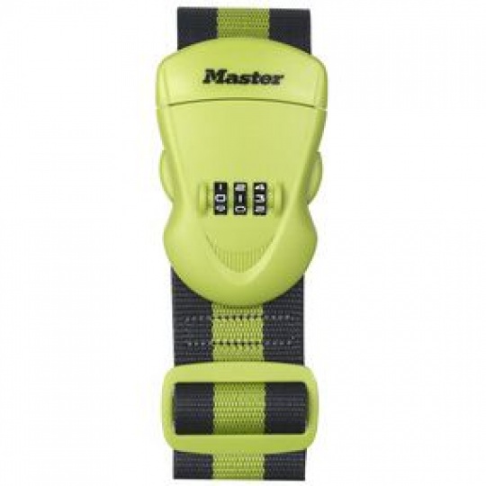 MasterLock 4701EURDGRN Popruh na zavazadlo kombinační